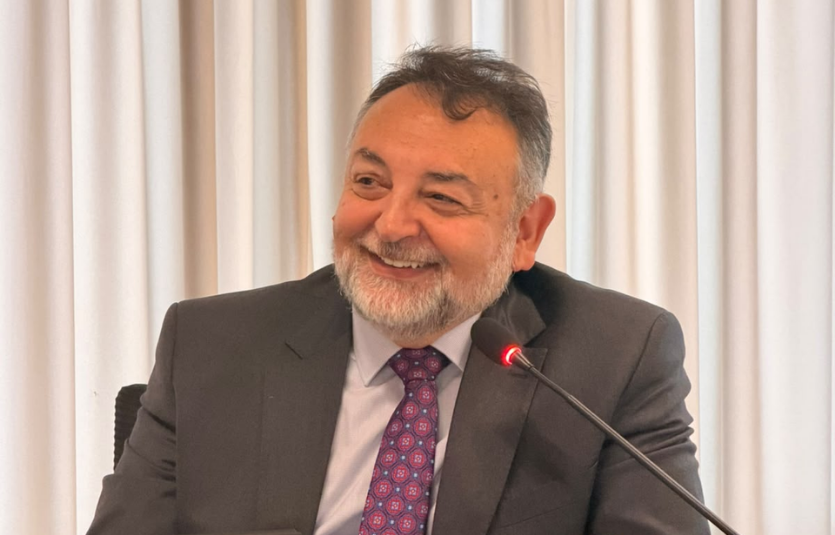 Reynaldo Lima, presidente da Fenacon, na reunião da CAT. (Foto: divulgação/FecomercioSP)